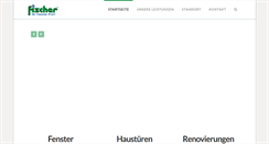 Desktop Screenshot of fischer-fensterbau.de